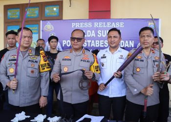 Polrestabes Medan Ringkus 3 Geng Motor yang Doyan Tawuran & Rampas Motor