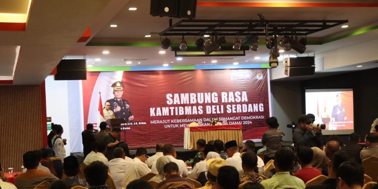 Sambung Rasa Kamtibmas, Kapolrestabes Medan: Demokrasi adalah Harapan Kehidupan
