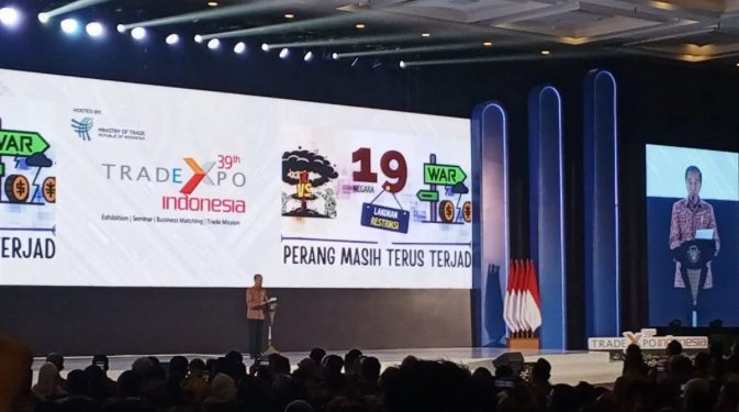 Buka Trade Expo ke-39, Jokowi: Lindungi Pasar Domestik