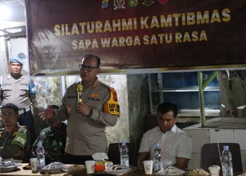 Kombes Gidion Sapa Warga Satu Rasa di Medan Maimun