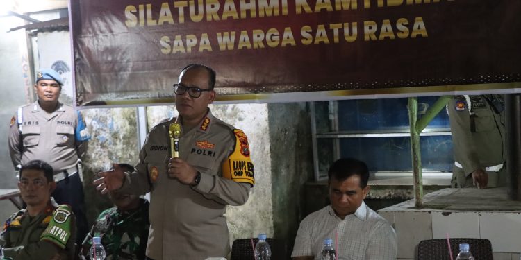 Kombes Gidion Sapa Warga Satu Rasa di Medan Maimun