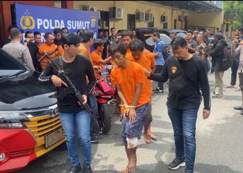 Ringkus 9 Bandit, 3 Orang Dihadiahi Timah Panas Tim URC Polrestabes Medan
