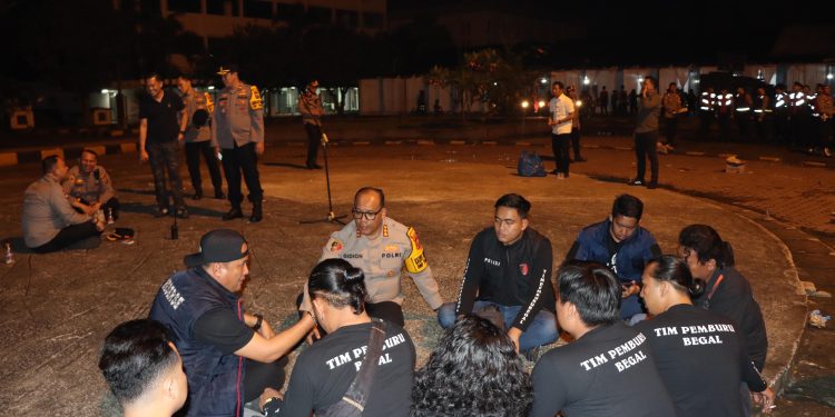 Gelar Apel & Patroli Skala Besar, Ini Pesan Kapolrestabes Medan