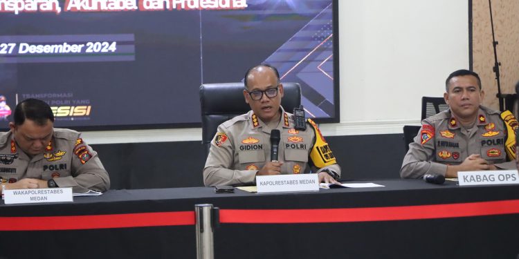 Sepanjang Tahun 2024, Polrestabes Medan Tuntaskan 4.812 Kasus Kriminal Meresahkan