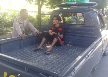 Curi Kartu e-Tol, 2 Preman depan Pintu Tol Bandar Selamat Ditangkap Polisi