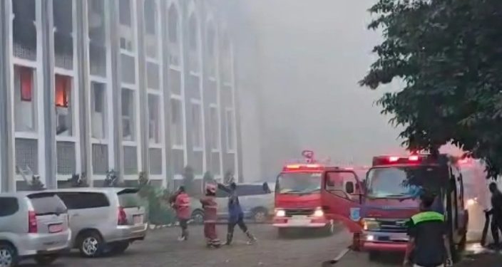 Ini Penyebab Terbakarnya Kampus UIN Syarif Hidayatullah