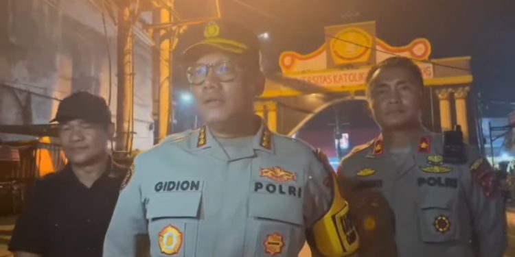 Tawuran Antar Kelompok Mahasiswa Santo Thomas, Kapolrestabes Medan Turun ke Lokasi