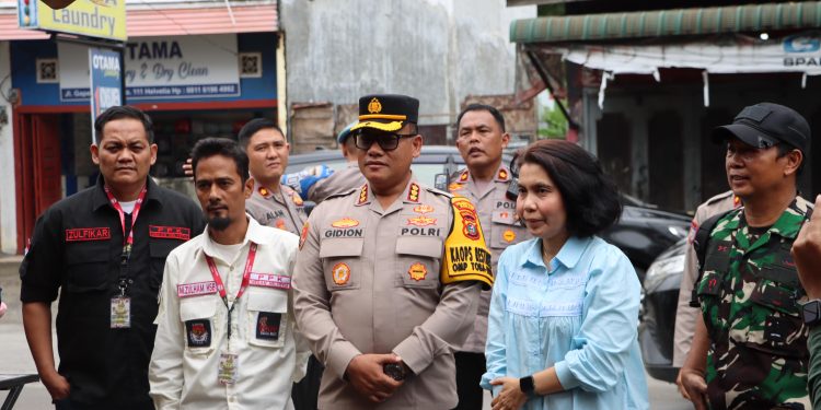 Kapolrestabes Medan Tinjau TPS Gelar Pemungutan Suara Susulan & Lanjutan