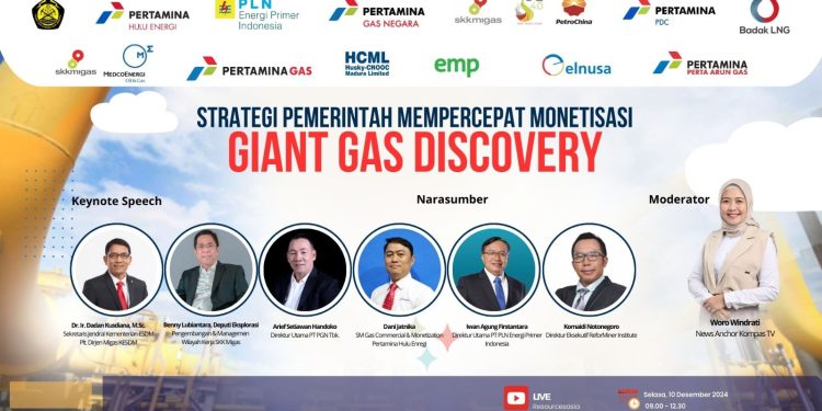 Pemerintah Percepat Monetisasi Lapangan Gas