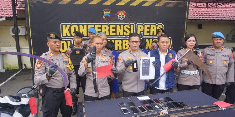 Hendak Tawuran Bawa Sajam, 7 Orang jadi Tersangka