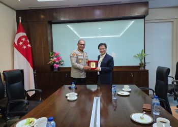 Jamin Pelayanan & Keamanan Optimal, Kombes Gidion Sowan ke Konjen Singapura