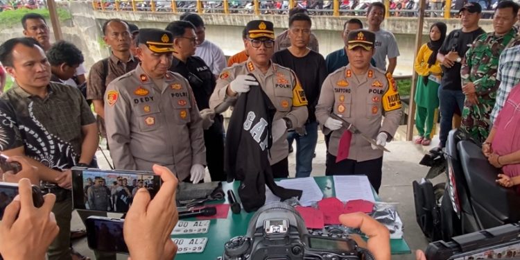 Polisi Tangkap Pelaku Begal di Titi Kanal Delitua