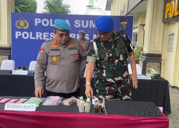 Sinergitas TNI-Polri, Gerebek 2 Sarang Narkoba di Medan