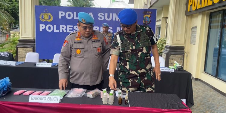 Sinergitas TNI-Polri, Gerebek 2 Sarang Narkoba di Medan