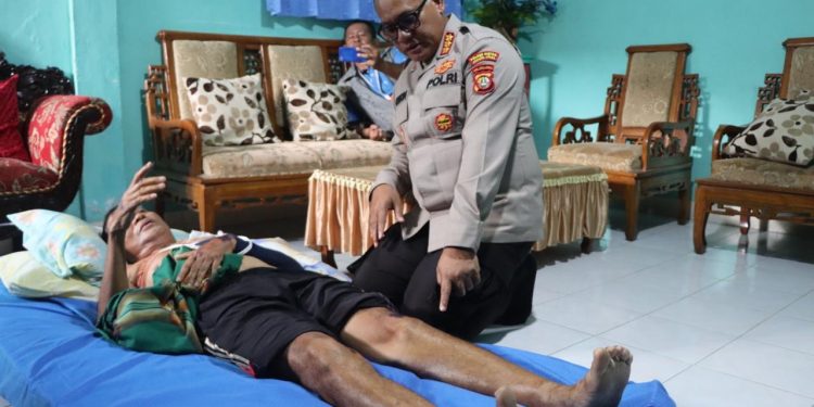 Kapolrestabes Medan Jenguk Korban Tindak Pidana di Medan Area