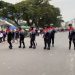 Amankan CFD, Tim Sepatu Roda Samapta Polrestabes Medan gelar Patroli