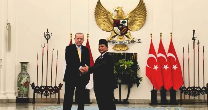 Prabowo Terima Kunjungan Presiden Turki