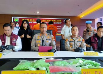 Polres Jakbar Tangkap 2 Tersangka dan Sita 14 Ribu Ekstasi Jaringan Antar Provinsi