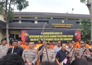 Dalam Seminggu, Polrestabes Medan & Polsek Jajaran Ungkap 38 Kasus dengan 39 Tersangka