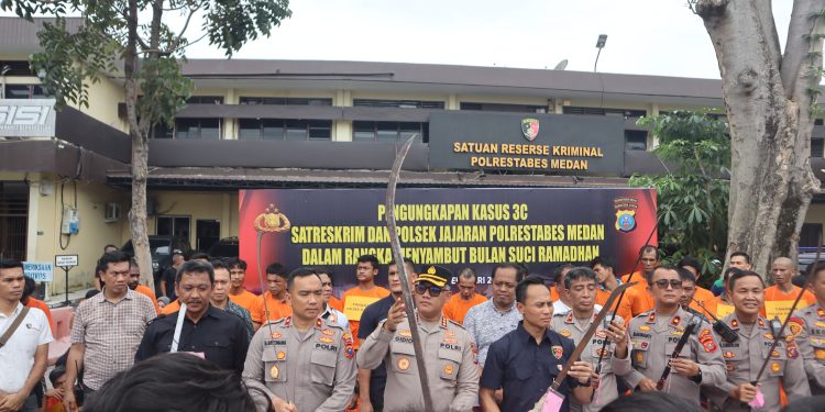 Dalam Seminggu, Polrestabes Medan & Polsek Jajaran Ungkap 38 Kasus dengan 39 Tersangka