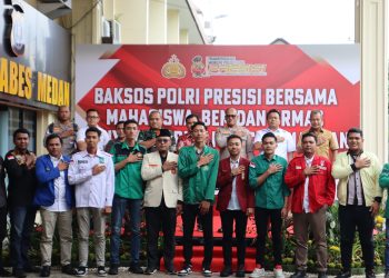 Ratusan Mahasiswa & Pemuda Geruduk Kantor Polrestabes Medan, Ada Apa?