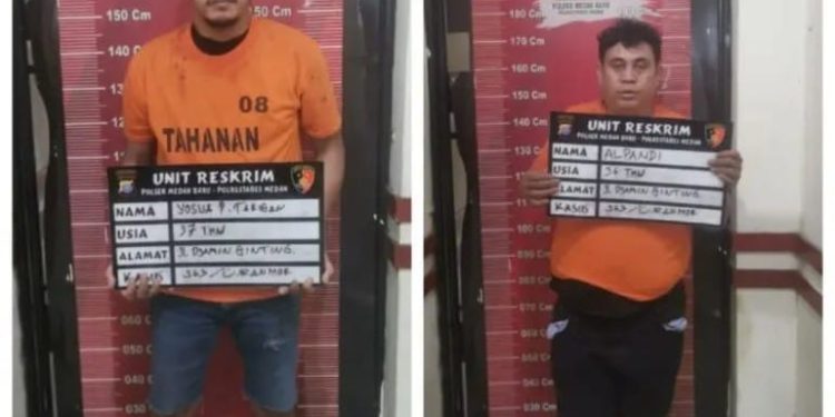 Polisi Ringkus Pencuri Motor di Kos-kosan Padang Bulan