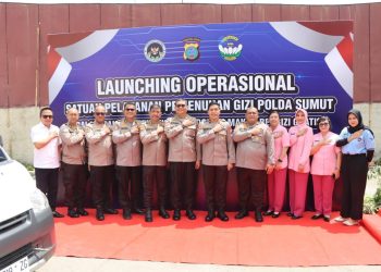 Wakapolda Sumut Launching SPPG, Dapur Umum Mampu Hasilkan 3.000 porsi