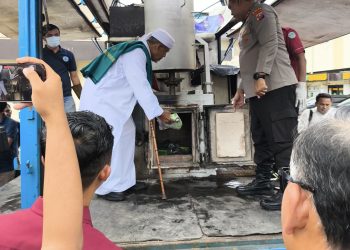 Polrestabes Medan Musnahkan 33 Kg Sabu dengan Cara Dibakar
