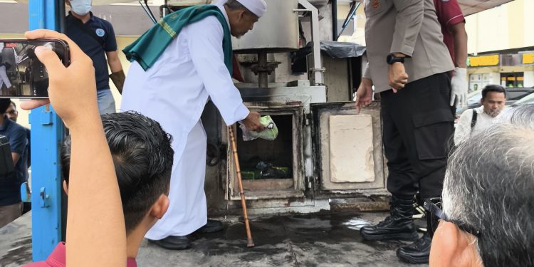 Polrestabes Medan Musnahkan 33 Kg Sabu dengan Cara Dibakar