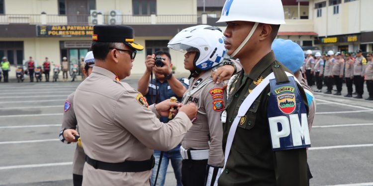 Polrestabes Medan Gelar Apel Kesiapan Operasi Ketupat Toba 2025