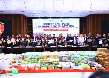 Ungkap Ribuan Kasus, Mabes Polri Tangkap 9.586 Tersangka dan Sita 4.171 Ton Narkotika