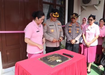 Kapolrestabes Medan Dampingi Istri Resmikan Renovasi TK Kemala Bhayangkari 03