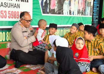 Polrestabes Medan Berbagi Berkah Ramadan di Panti Al-Marhamah Sunggal