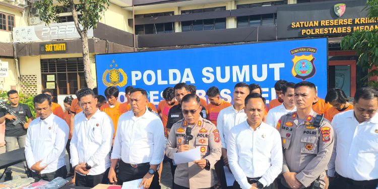 Hari ke-17 Puasa, Polrestabes Medan Tangkap 15 Bandit