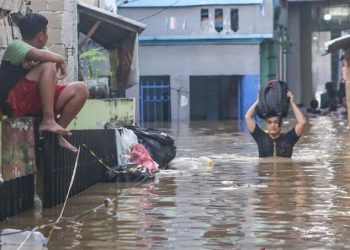 Banjir 4 Kelurahan di Jaksel, Ketinggian Air 230 Sentimeter