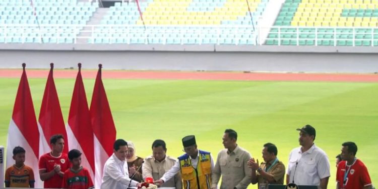 Prabowo dorong Kerjasama Klub dan Swasta usai Resmikan 17 Stadion