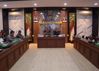 Buka Puasa Polri Bersama Media, Polrestabes Medan Turut Serta