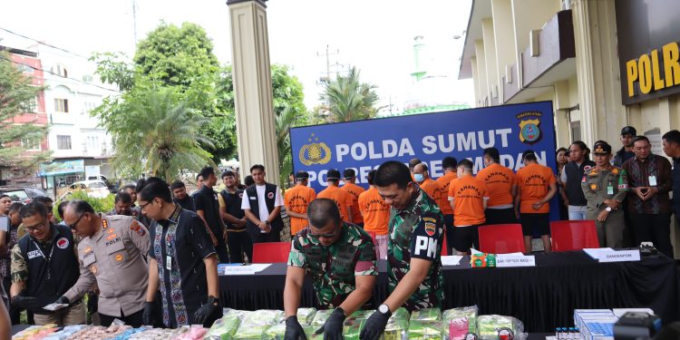Tangkap 8 Pengedar, Polrestabes Medan Sita Sabu hingga Ketamine Cair