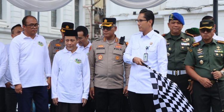 Walkot Medan Lepas 120 Bus Mudik Gratis di Lapangan Merdeka