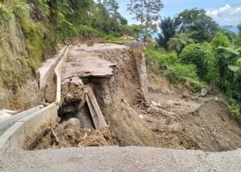 Ring Road Samosir Rusak Parah, Kualitas Pekerjaan Dipertanyakan