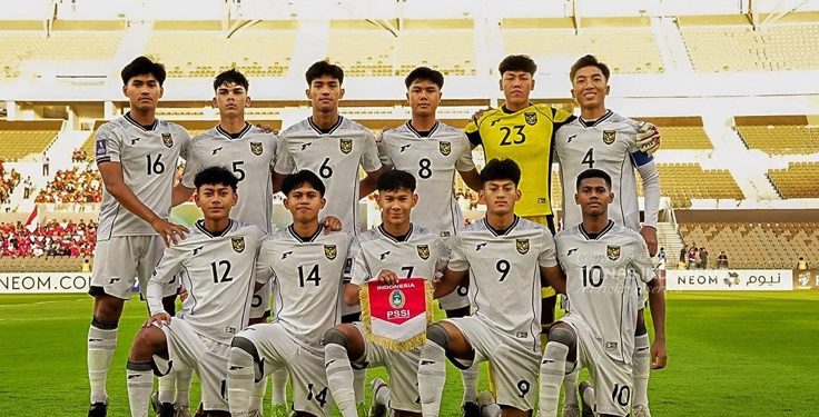Timnas U-17 Unggul 2-0 atas Yaman di Babak Pertama