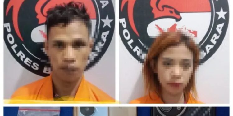 Edarkan 10 Gram Sabu, Sepasang Kekasih di Batu Bara Ditangkap Polisi