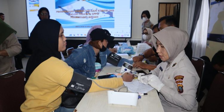 Polrestabes Medan beri Konseling & Pemeriksaan Kesehatan 47 Petugas SPPG