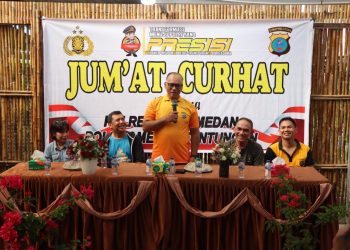 Jumat Curhat, Kombes Gidion Dengarkan Keluhan Warga Tuntungan