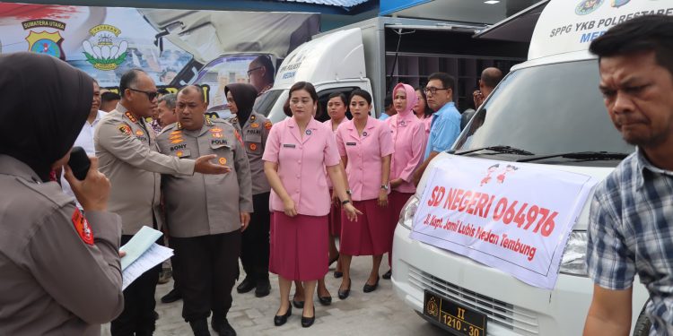 Dukung Program MBG, Kombes Gidion Resmikan SPPG YKB Polrestabes Medan