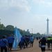 Massa Buruh Mulai Padati Monas