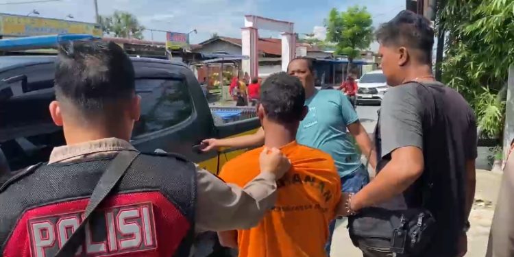 Polsek Medan Tembung Amankan Pria Pelaku Pengancaman dan Pengerusakan Toko