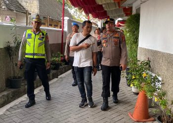 1 Vihara di Medan Dijaga 6 Personel