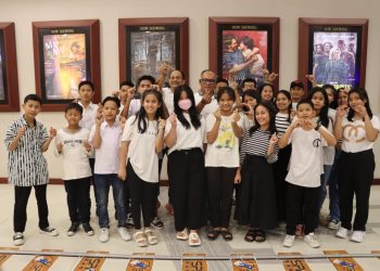 Nobar Film Sayap-sayap Patah 2, Polrestabes Medan Libatkan Anak Yatim & Wartawan