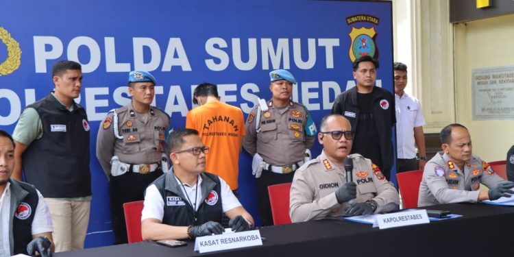 Polrestabes Medan Buru Pemasok Sabu 22Kg